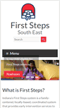 Mobile Screenshot of firststepssoutheast.org